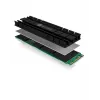 ICY BOX IB-M2HS-701 M.2 2280 SSD ψύκτρα, παθητική, αλουμινίου, PC/PS5, μαύρη