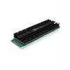 ICY BOX IB-M2HS-701 M.2 2280 SSD ψύκτρα, παθητική, αλουμινίου, PC/PS5, μαύρη