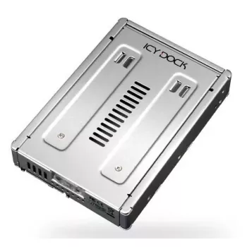 Cremax ICY Dock MB982IP-1S - Προσαρμογέας Υποδοχής Αποθήκευσης - 8.9 cm to 6.4 cm (3.5 auf 6,40cm (2.5)) - Ασημί (MB982IP-1S-1)