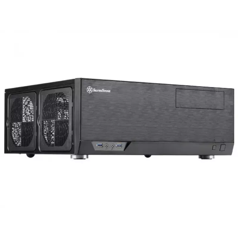 Κουτί PC Silverstone Grandia GD09 Desktop μαύρο