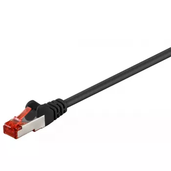 Καλώδιο δικτύου Goobay 68687 Μαύρο 0,5m Cat6 S/FTP