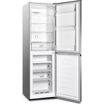 Gorenje NRK418DCS4 ελεύθερο ψυγείο με κατάψυξη, 256 l (171 l + 85 l), κατηγορία D, 182,4 cm, ασημί