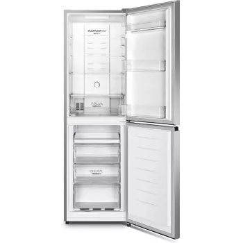 Gorenje NRK418DCS4 ελεύθερο ψυγείο με κατάψυξη, 256 l (171 l + 85 l), κατηγορία D, 182,4 cm, ασημί