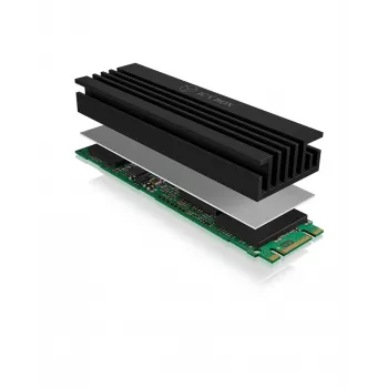 ICY BOX IB-M2HS-70 Ψύκτρα Μονάδας Στερεάς Κατάστασης Μαύρη 1 τεμ.
