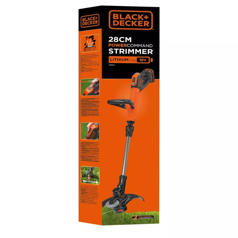 Χορτοκοπτικό/Μηχάνημα κοπής με νήμα Black & Decker STC1820CM-QW