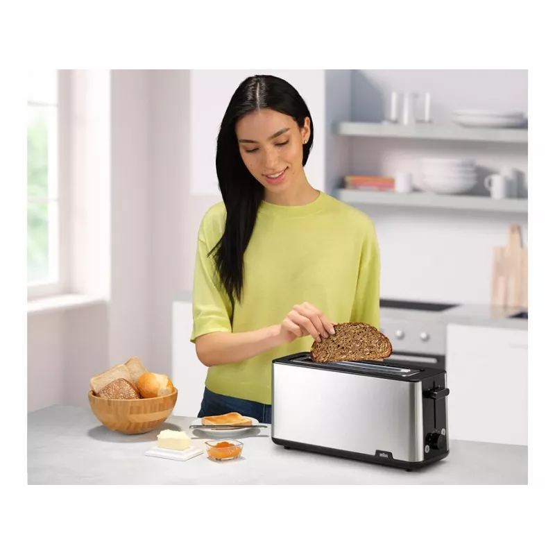 Braun HT 1610 8 1030 W μαύρο, ανοξείδωτο ατσάλι