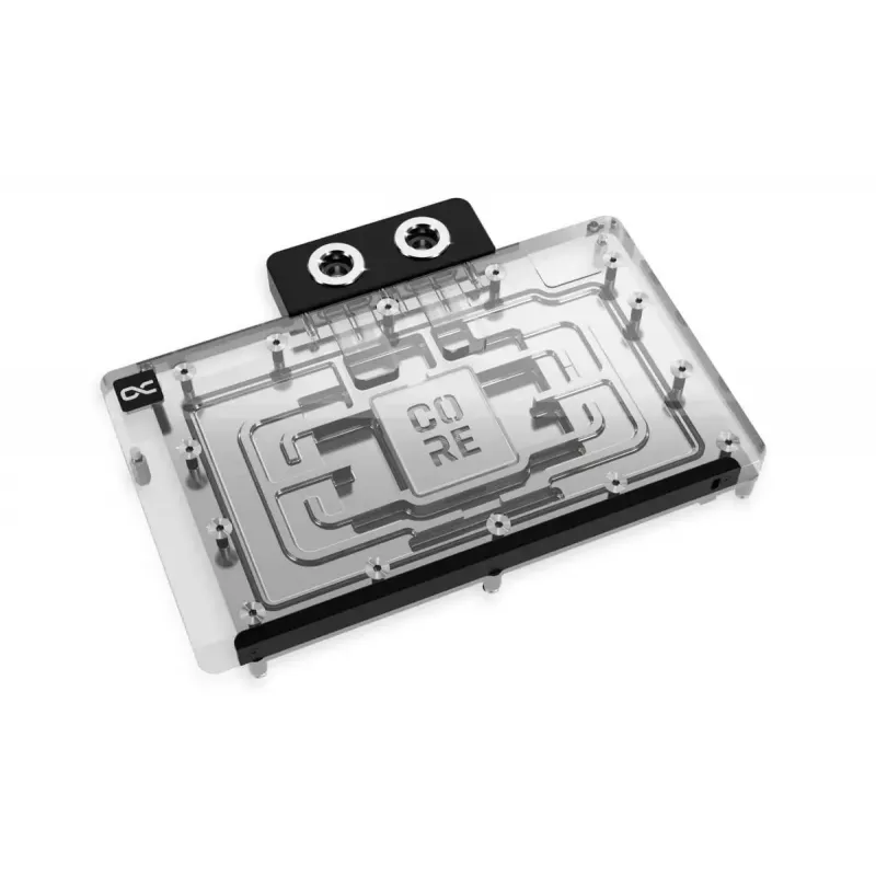 Backplate Alphacool 10248 Αλουμίνιο Χρώμιο Χαλκός Μαύρο 124 mm