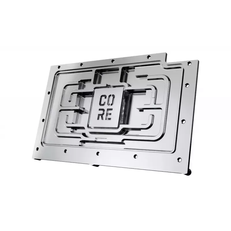 Backplate Alphacool 10248 Αλουμίνιο Χρώμιο Χαλκός Μαύρο 124 mm