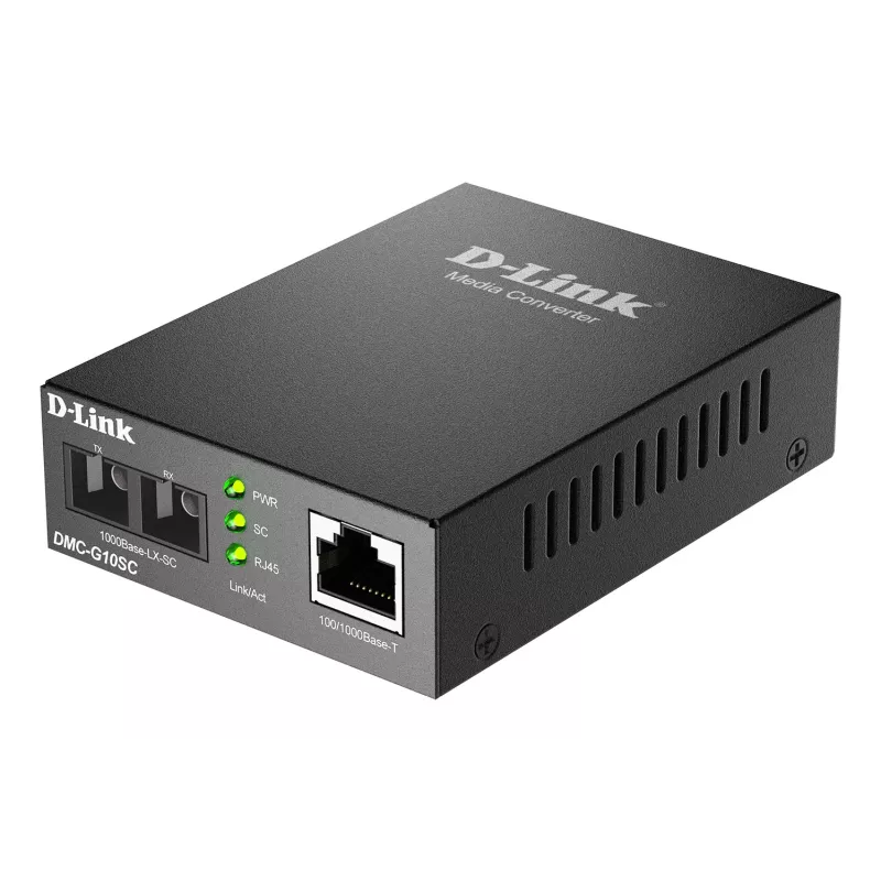 Μετατροπέας μέσων D-Link DMC-G10SC/E 100/1000BaseT σε 1000BaseLX SC οπτική ίνα