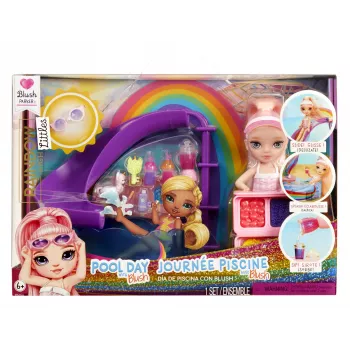 Rainbow High Little Pool Day with Blush 522249-EUC σετ παιχνιδιού με φιγούρα, από 6 ετών