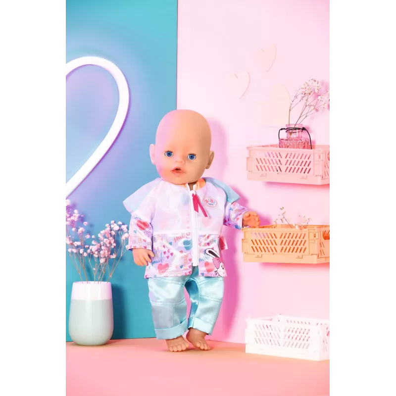 Σετ ρούχων κούκλας Zapf Creation BABY born Casual Outfit Aqua 3 ετών