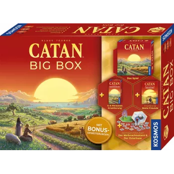 Kosmos 685225 CATAN - Big Box 2025 επιτραπέζιο παιχνίδι, 3-6 παίκτες, 75 λεπτά, από 10 ετών