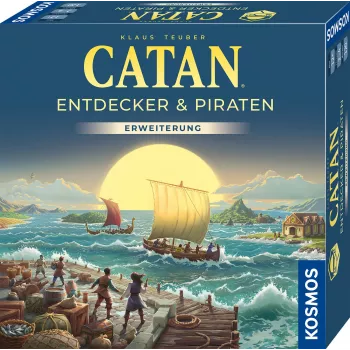Kosmos 685164 CATAN - Entdecker & Piraten επέκταση επιτραπέζιου παιχνιδιού, 3-4 παίκτες, 120 λεπτά, από 12 ετών