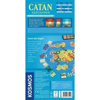 Kosmos 685126 CATAN - Seefahrer 5-6 παικτών επέκταση επιτραπέζιου παιχνιδιού, 5-6 παίκτες, 120 λεπτά, από 10 ετών