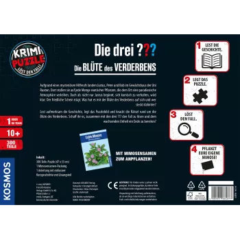 Kosmos 684877 παζλ μυστηρίου Die drei ??? - Die Blüte des Verderbens, 300 κομμάτια, από 10 ετών