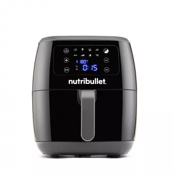 Φριτέζα αέρος NUTRIBULLET XXL Digital φριτέζα αέρος 7 L 1800 W μαύρη, 8 προγράμματα, χειρισμός αφής