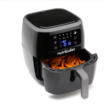 Φριτέζα αέρος NUTRIBULLET XXL Digital φριτέζα αέρος 7 L 1800 W μαύρη, 8 προγράμματα, χειρισμός αφής