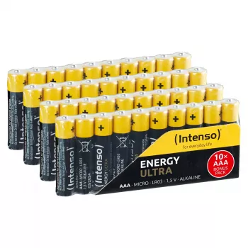 Μπαταρία μίας χρήσης Intenso 7501510 Energy Ultra Alkaline AAA Micro συσκευασία 40 τεμαχίων