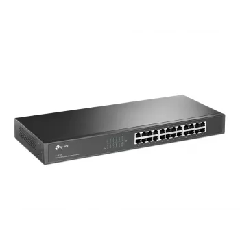 TP-Link 24-Port 10/100Mbps Rackmount Δικτυακός διακόπτης, Unmanaged, Fast Ethernet (10/100), πλήρους διπλής κατεύθυνσης, τοποθέτηση σε rack, 1U