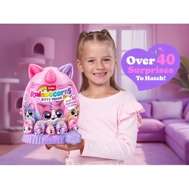Λούτρινο Zuru Rainbocorns Kitty Mania, πολύχρωμο, από 3 ετών