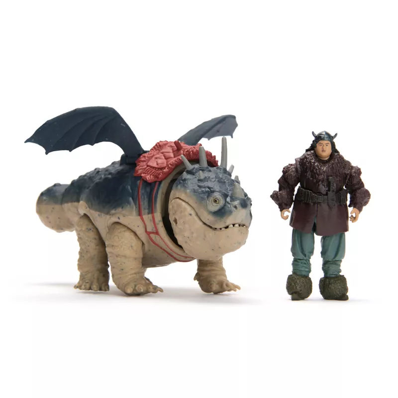 Σετ φιγούρων δράσης Spinmaster – DreamWorks Dragons: Gronckle & Fishlegs, Πολύχρωμο, Από 4 ετών