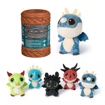 Λούτρινη συλλεκτική φιγούρα δράκου Spin Master How to Train Your Dragon – Σχέδιο Totem, μαλακή φιγούρα, διάφορες παραλλαγές