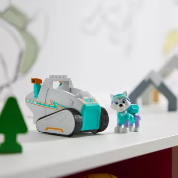Όχημα Spinmaster PAW Patrol Everests Schneepflug – Πλαστικό, για παιδιά από 3 ετών, τυρκουάζ/λευκό