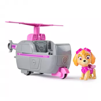 PAW Patrol, Skyes ελικόπτερο, όχημα παιχνίδι με συλλεκτική φιγούρα, βιώσιμα κατασκευασμένο παιδικό παιχνίδι για αγόρια & κορίτσια από 3 ετών