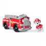 PAW Patrol, Marshalls πυροσβεστικό όχημα, όχημα παιχνίδι με συλλεκτική φιγούρα δράσης, βιώσιμα κατασκευασμένο παιδικό παιχνίδι για αγόρια και κορίτσια από 3 ετών