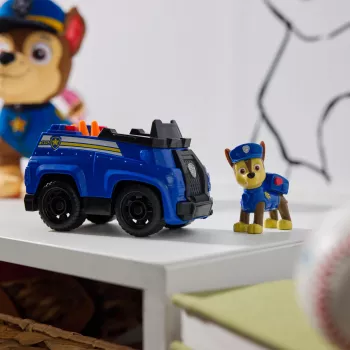 PAW Patrol, Chases όχημα αποστολής, αυτοκίνητο παιχνίδι με συλλεκτική φιγούρα, βιώσιμο παιδικό παιχνίδι για αγόρια και κορίτσια από 3 ετών