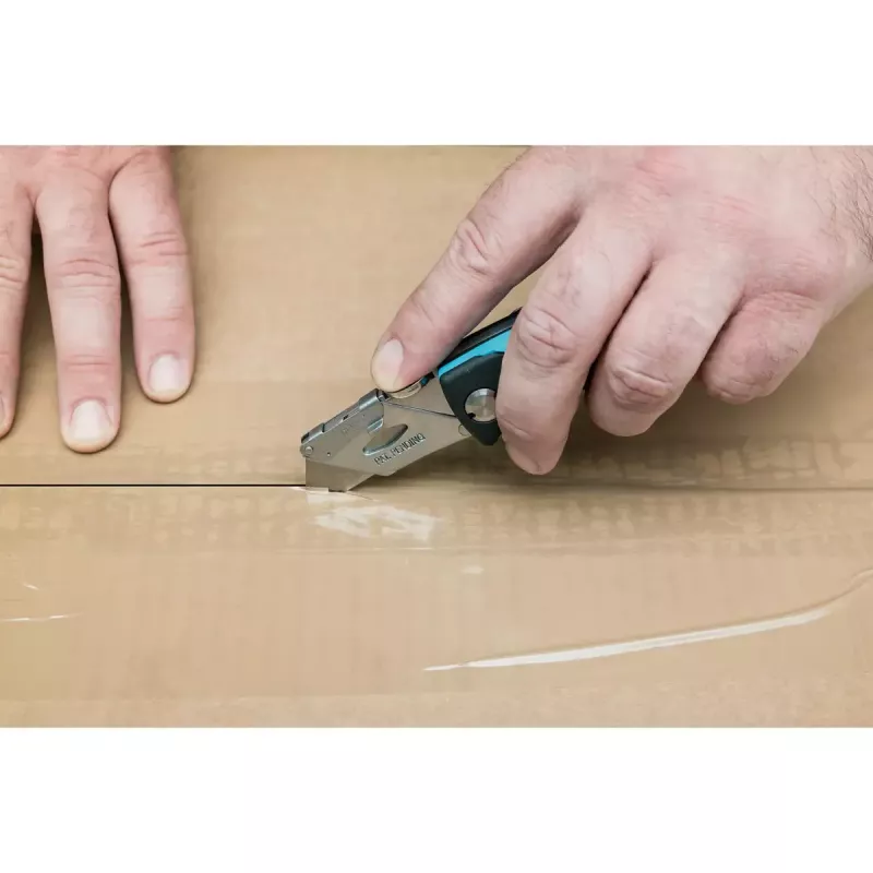 Πτυσσόμενο μαχαίρι με ασφάλεια HAZET 2157-1 Μαύρο Μπλε