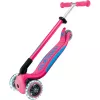 Συμπαγές πατίνι GLOBBER Primo Foldable Plus Lights – ροζ/ανοιχτό μπλε