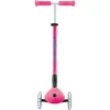 Συμπαγές πατίνι GLOBBER Primo Foldable Plus Lights – ροζ/ανοιχτό μπλε