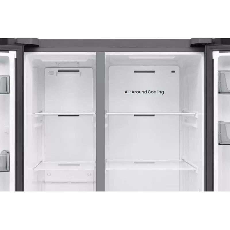 Samsung Series 6 RS70F65QEF ψυγείο side-by-side ελεύθερο 659 L μαύρο