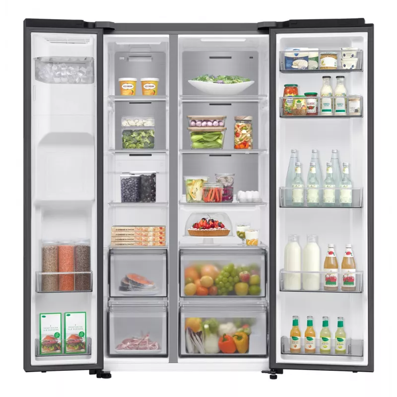 Samsung RS70F64KDF ψυγείο side-by-side ελεύθερο 640 L μαύρο