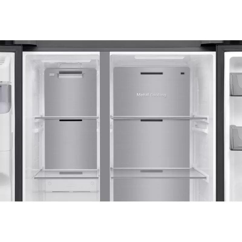 Samsung RS70F64KDF ψυγείο side-by-side ελεύθερο 640 L μαύρο