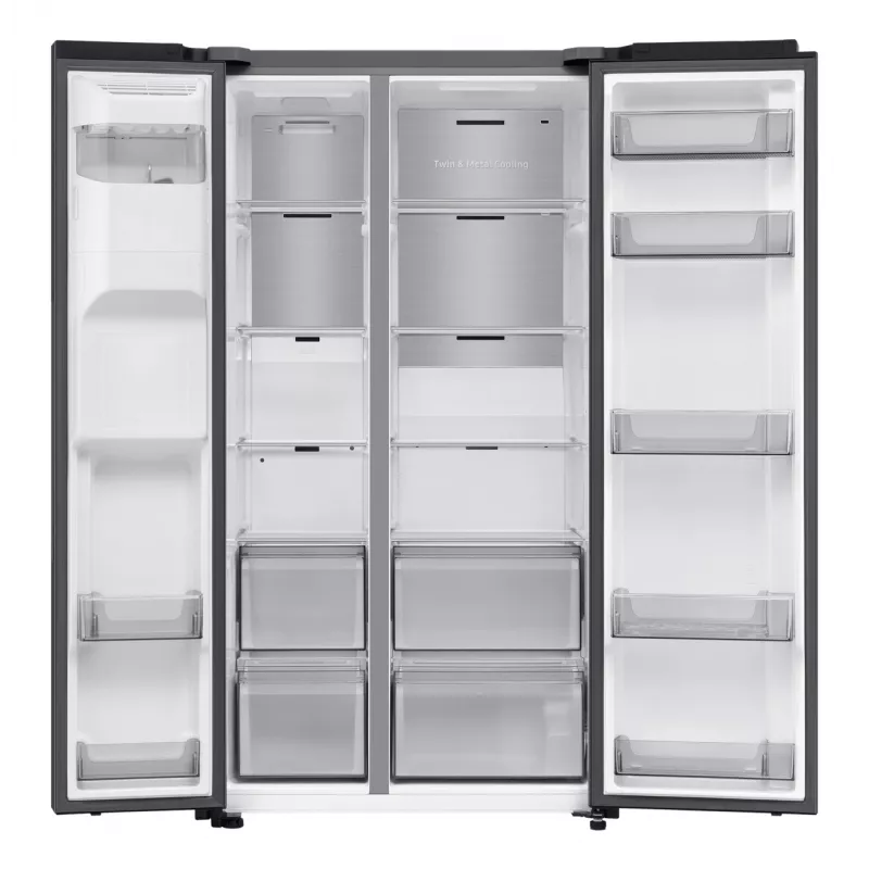 Samsung Series 7 RS70F66KCF ψυγείο Side-by-Side ελεύθερο 634 L μαύρο
