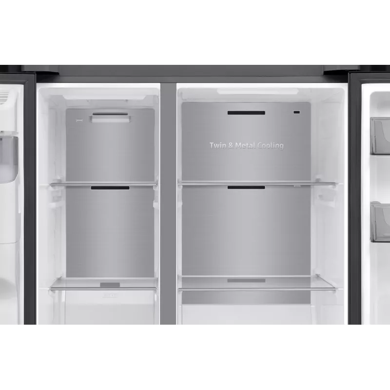 Samsung Series 7 RS70F66KCF ψυγείο Side-by-Side ελεύθερο 634 L μαύρο