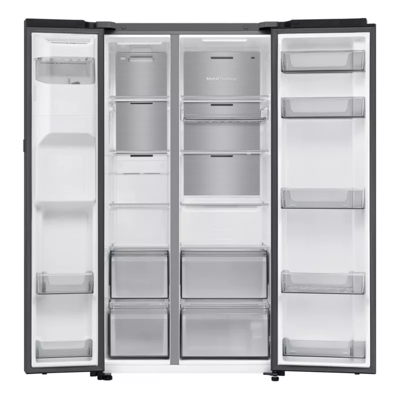 Samsung RS80F64KEF ψυγείο Side-by-Side ελεύθερο 640 L μαύρο