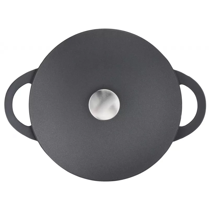 Τηγάνι Tefal Trattoria E2187274 στρογγυλό μαύρο αλουμίνιο 28 cm
