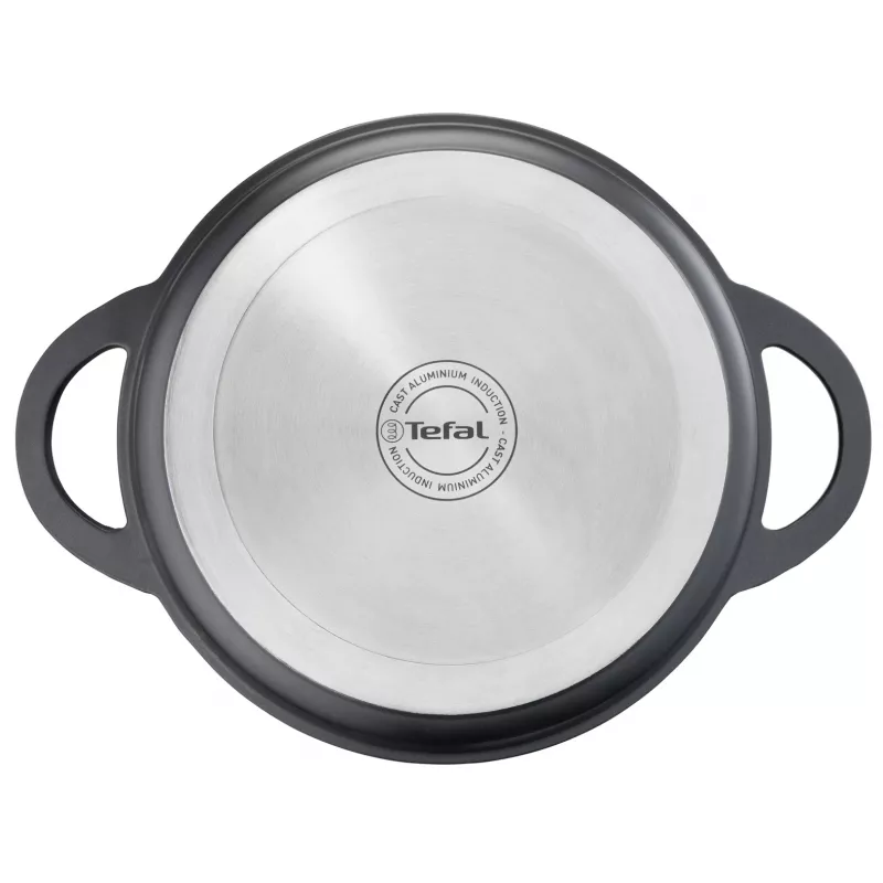 Τηγάνι Tefal Trattoria E2187274 στρογγυλό μαύρο αλουμίνιο 28 cm