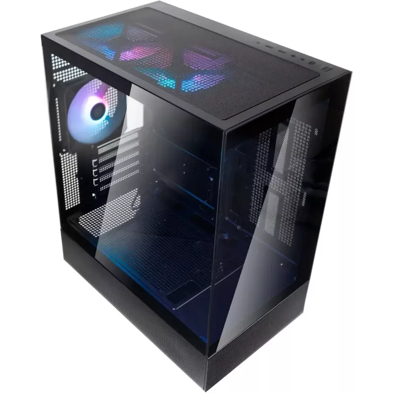 Κουτί υπολογιστή Silverstone Technology Lucid 04 ATX μαύρο