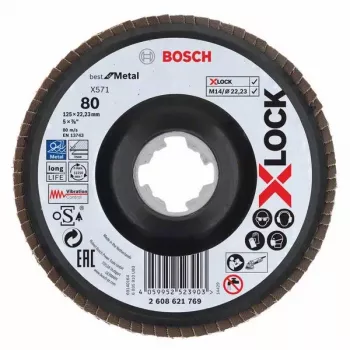 Δίσκος λείανσης Bosch X571 Best for Metal