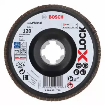 Δίσκος λείανσης Bosch X571 Best for Metal
