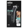 Braun BodyGroomer Περιποιητής σώματος 5 BG5340, με τεχνολογία SkinShield και 2 εξαρτήματα
