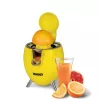 Unold 78132 Power Juicy ηλεκτρικός στίφτης εσπεριδοειδών, 300 W, αποφυγή στάλαξης, αυτόματη εκκίνηση/διακοπή, κίτρινο/ανοξείδωτος χάλυβας