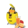 Unold 78132 Power Juicy ηλεκτρικός στίφτης εσπεριδοειδών, 300 W, αποφυγή στάλαξης, αυτόματη εκκίνηση/διακοπή, κίτρινο/ανοξείδωτος χάλυβας