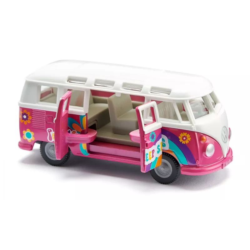 Siku VW T1 Samba Μοντέλο λεωφορείου προσυναρμολογημένο 1:50