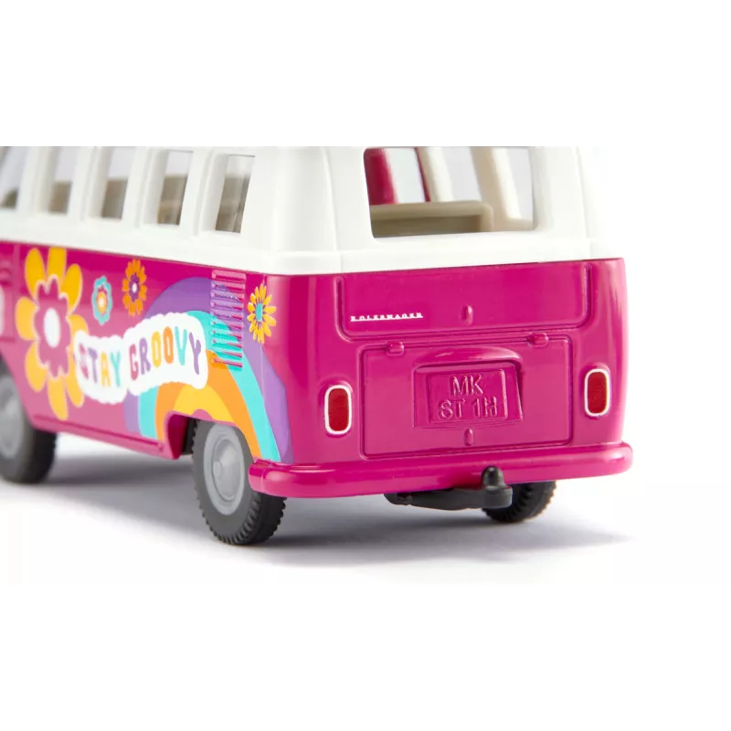 Siku VW T1 Samba Μοντέλο λεωφορείου προσυναρμολογημένο 1:50
