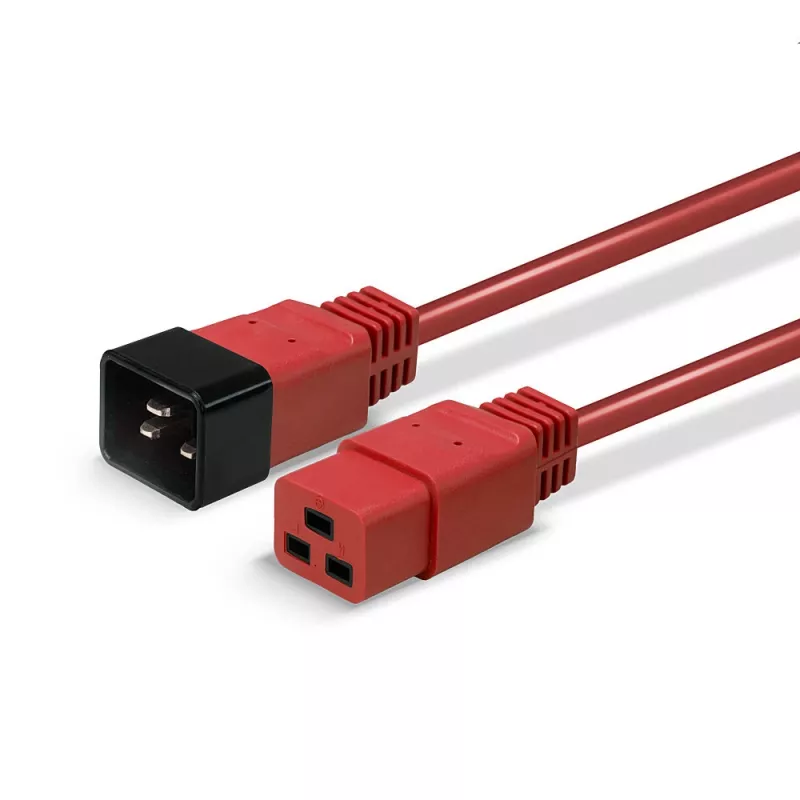 Καλώδιο επέκτασης IEC C19 σε C20 Lindy 2m